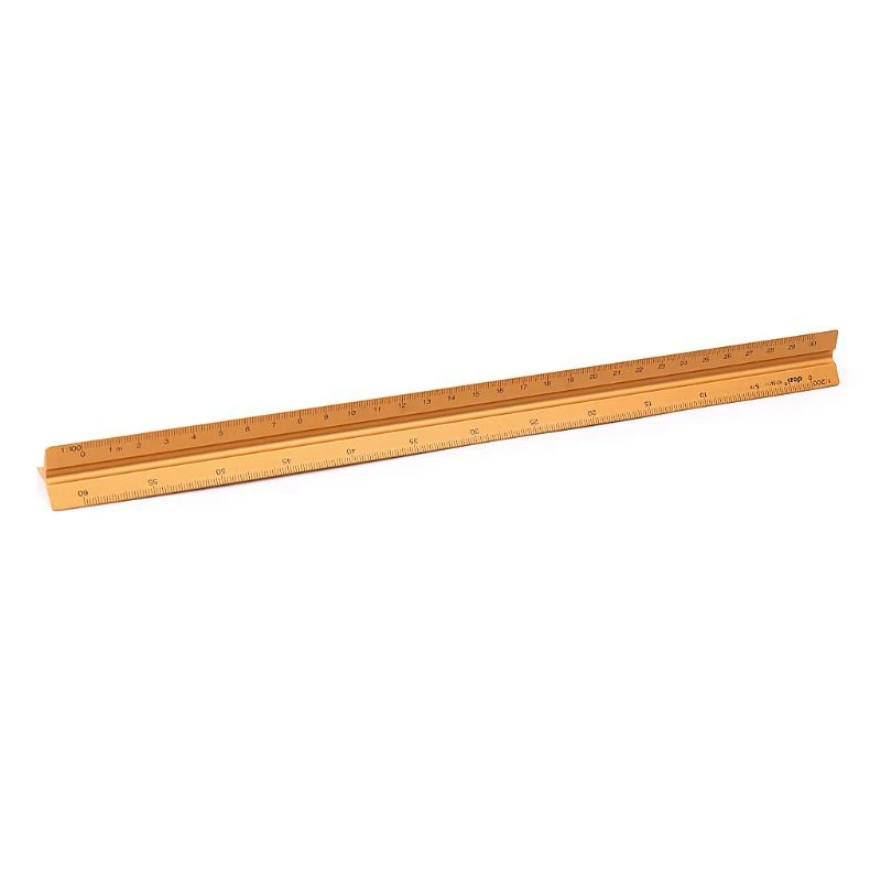 

30cm Triangular Architect Scale Ruler Aluminum Scale Ruler for Drafting WIF66