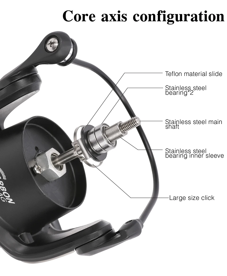 Carretel de Pesca Corpo de Metal Roda de Água Tsurinoya Max Arraste 12kg Fiação Carpa Carretel Alimentador Completo Salgada Tsp 4000 5000 12bb 17 High Quality Esporte e Lazer