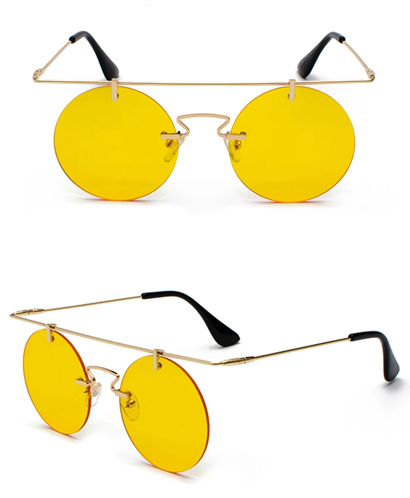 rimless sunglasses for women brand designer detail (9)