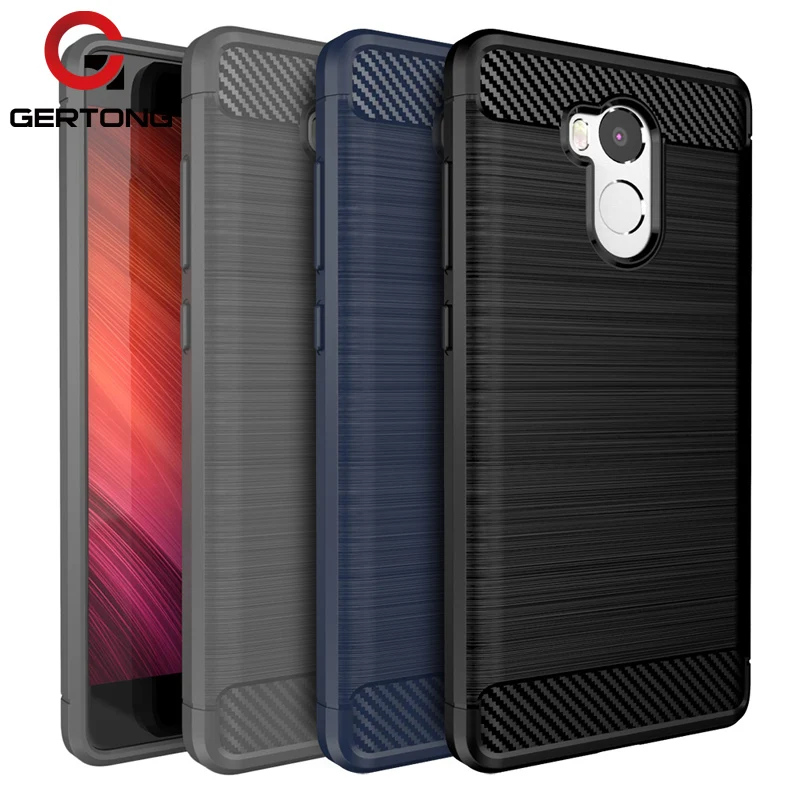 

GerTong Silicone Carbon Phone Case For Xiaomi Redmi 5 6 A 5A 4A 4X 3 Pro 3S Note3 4 Pro Mi A1 Max2 Pocophone f1 Protective Cases