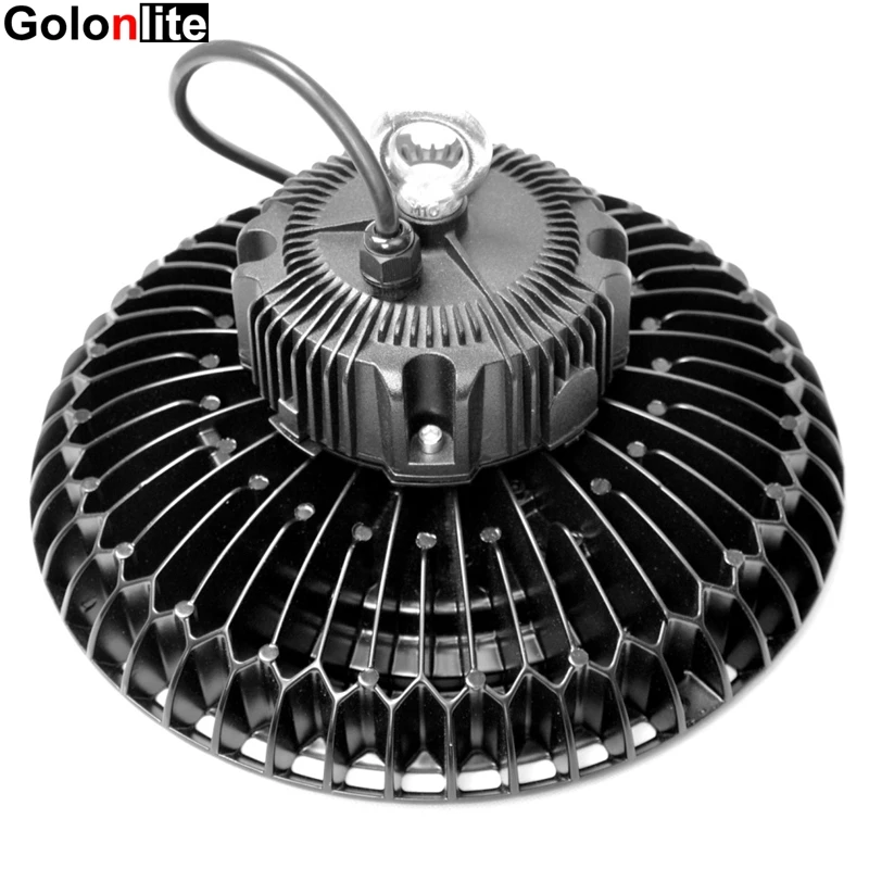 

Golonlite 240W 200W 150W 100W 60W industrial LED lights UFO LED highbay replace 400W 500W Metal halide lamp 130Lm/W white 5000K