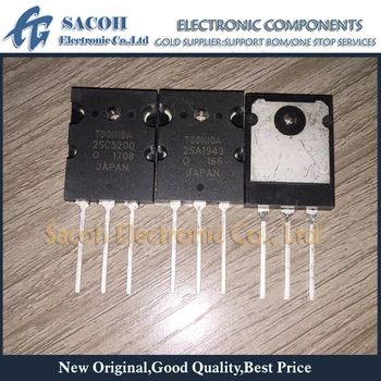 

Free Shipping 10Pairs 2SA1943 2SC5200 TO-3PL NPN+PNP Power Amplifier Transistor
