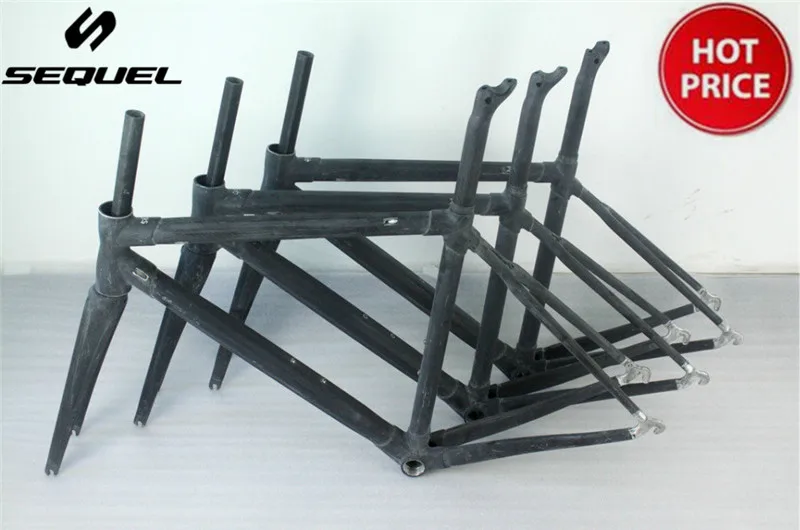 

2017 factory promotion carbon frameset raw frame 100% Carbon fiber T800 3k/UD BSA/BB30 best price high quality carbon road bike