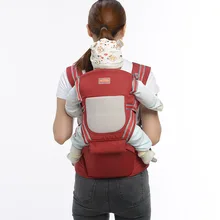 Benepig Breathable Ergonomic Baby Carrier Backpack Portable Infant Baby Carrier Kangaroo Hipseat Heaps Baby Sling Carrier Wrap comfortable ergonomic baby carrier baby wrap carrier breathable infant sling backpack pouch wrap baby kangaroo for 3 6 12kg kids