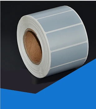 

Hot Waterproof paper 50*25mm*1500pcs/Roll Thermal transfer blank PET barcode Labels adhesive printed label sticker