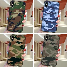 Army Camouflage For iPhone X XR XS Max 5 5S SE 6 6S 7 8 Plus Oneplus 5T Pro 6T phone Case Cover Funda Coque Etui funda capinha