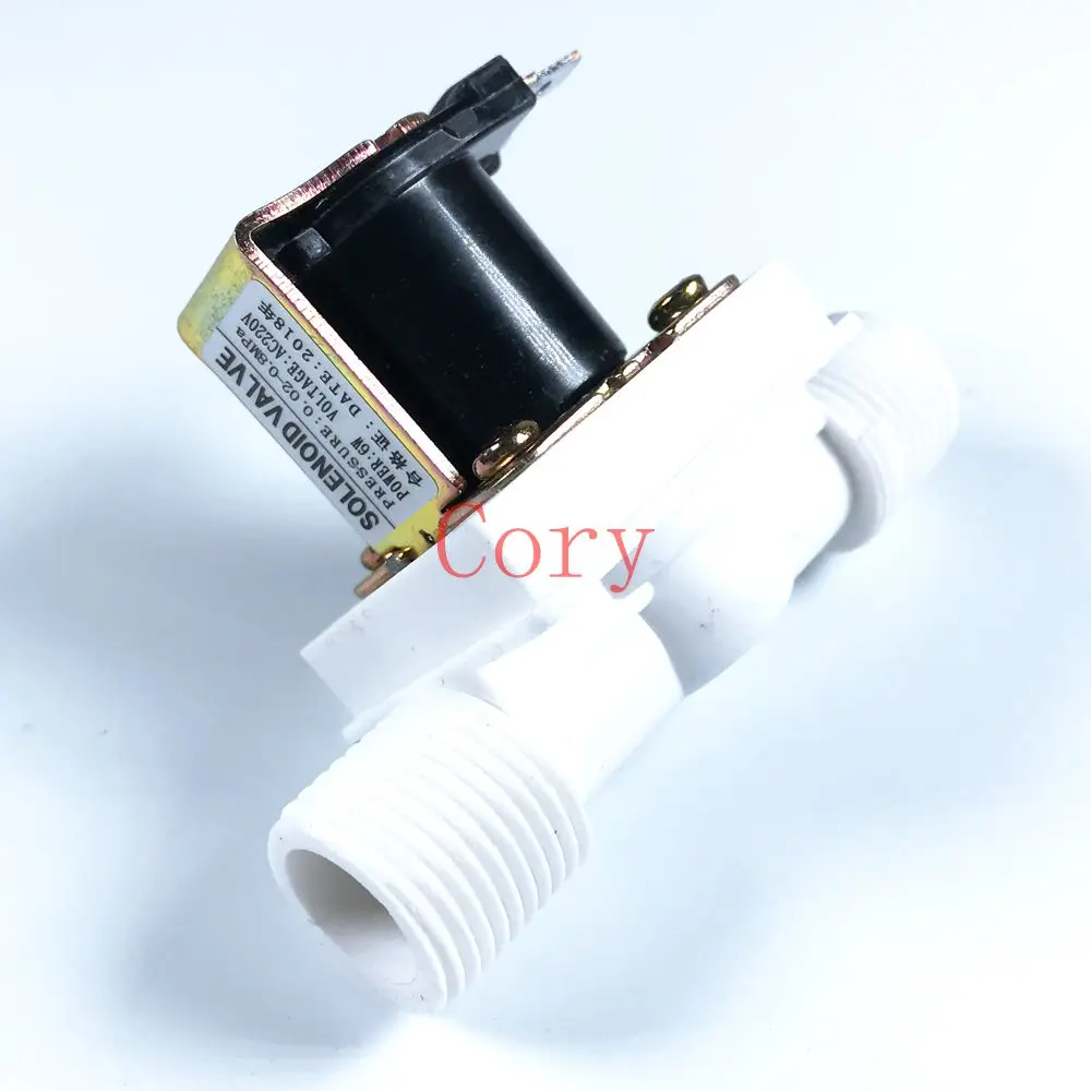 

1/2"BSPP 2Way Nylon Plastic Gravity Feed Solar Solenoid Valve Normally Closed Water Air Gas Heater Washer Wash Machine