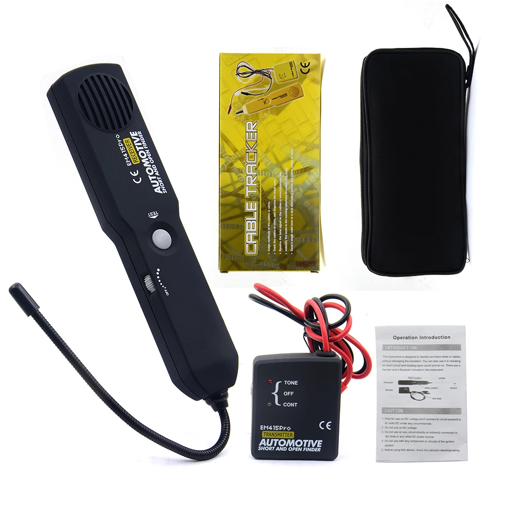 Automotive Short Cable Tracker & Open Wire Finder Universal EM415 PRO 6-42V DC Find Car Short Circuit Wire circuit tester circuit detector