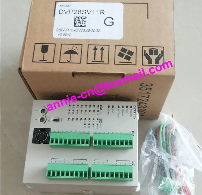 New and original DVP28SV11R DELTA PLC 16DI/12DO RELAY output dvp32es00t2 delta plc 100 240vac 16di 16do transistor output new original
