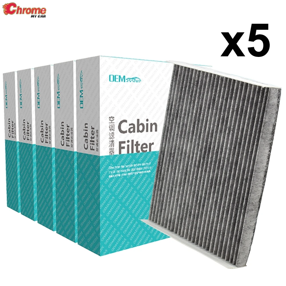 

5x Car Pollen Cabin Air Conditioning Filter Activated Carbon For Ford Fusion Sedan Lincoln MKZ Mercury Milan 2010 2011 2012 2013