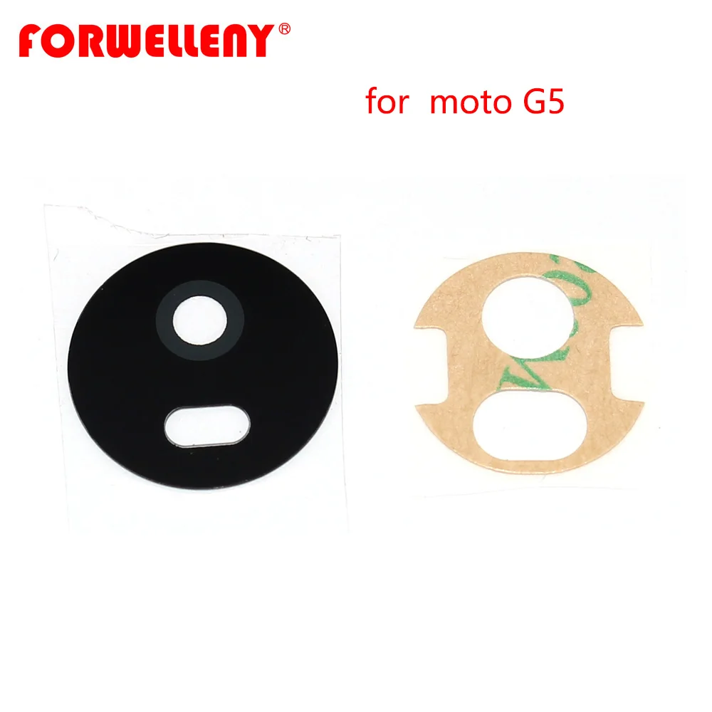 

For Motorola Moto G5 Rear Back Camera Glass Lens Cover With Adhesive XT1672 XT1676