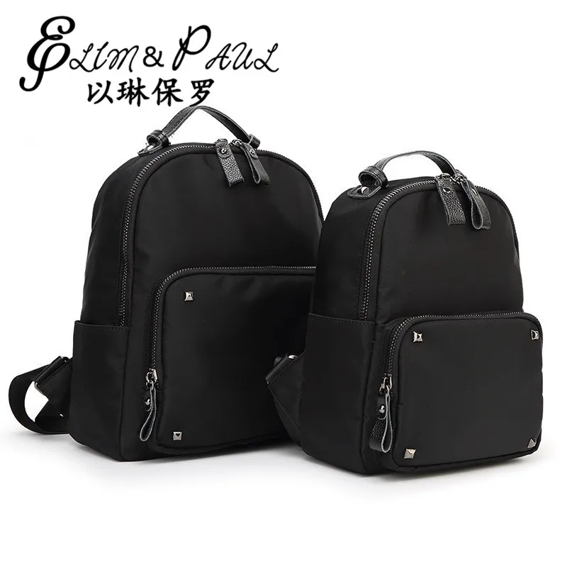 2017Fashion Brand ladies designer Backpack School for teenage girls High quality Backpack summer classic leather Women