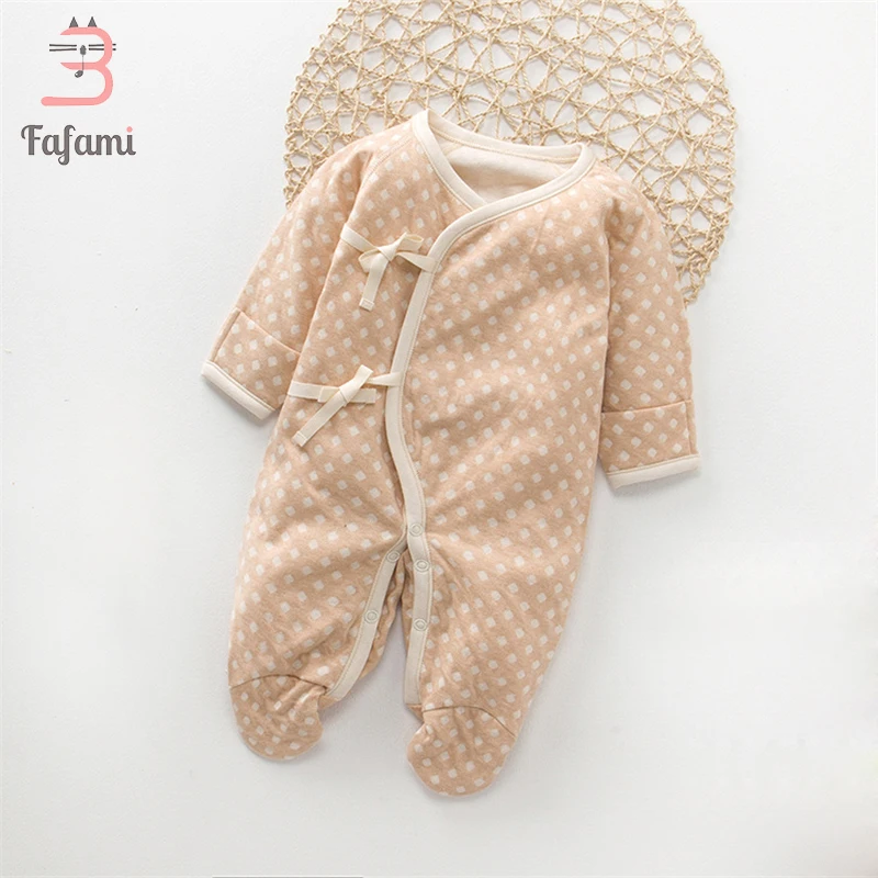 

Fafami Brand Baby Rompers Long Sleeves Cotton Newborn Baby Clothing Fashion Baby boy girl Pajamas Infant bebe Clothes jumpsuit