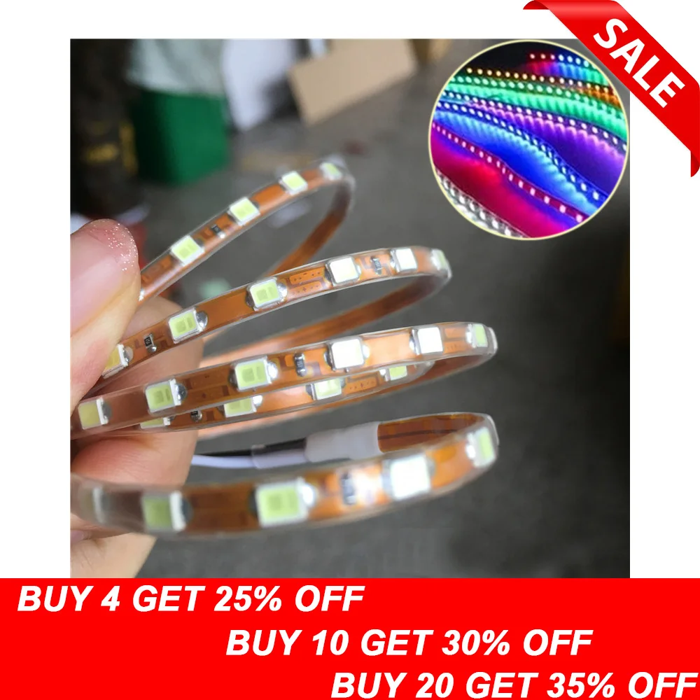 

12V LED Strip Colorful Navigate Lights 140CM with LED Controller for SU27 Fix Wing Remote Control KT Airplanes RC Models