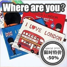 12 шт.! сумки из ткани Оксфорд на молнии, размер А4, Сумка для документов/Милая Холщовая Сумка с рисунком leap London