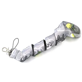 

10pcs Regooly RE66 My Neighbor Totoro Neck Strap Lanyard ID badge card holder keychain Phone Strap Gift Ribbon webbing necklace