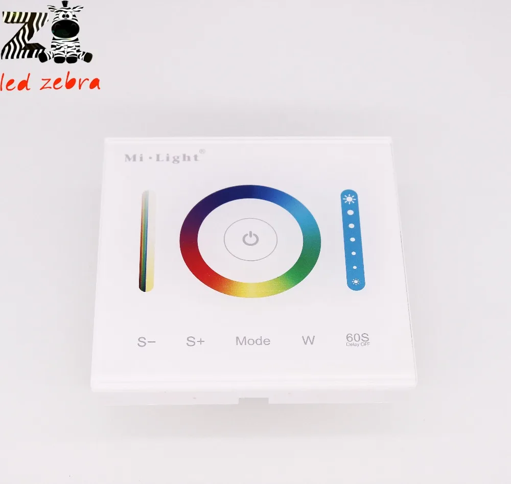 

2016 new mi.light P3 smart panel led controller compatible with rgb /rgbw/rgb+cct led strip dc 12-24v