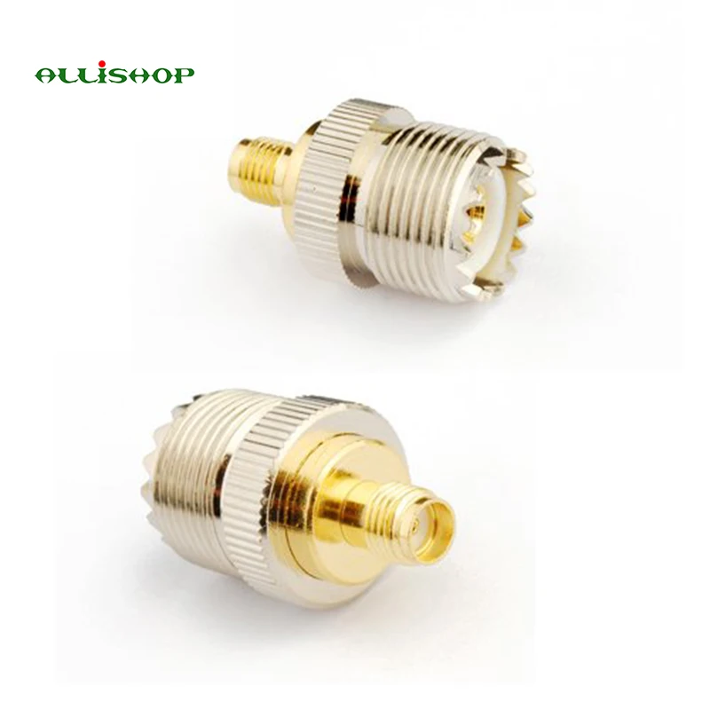 

ALLiSHOP Electronics 1pcs RF coaxial coax adapter SMA female to UHF female SO-239 SO239 connector convertor