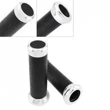 1 пара 22 мм Универсальный алюминиевый+ резиновый Ретро мотоциклетный руль для мотоцикла