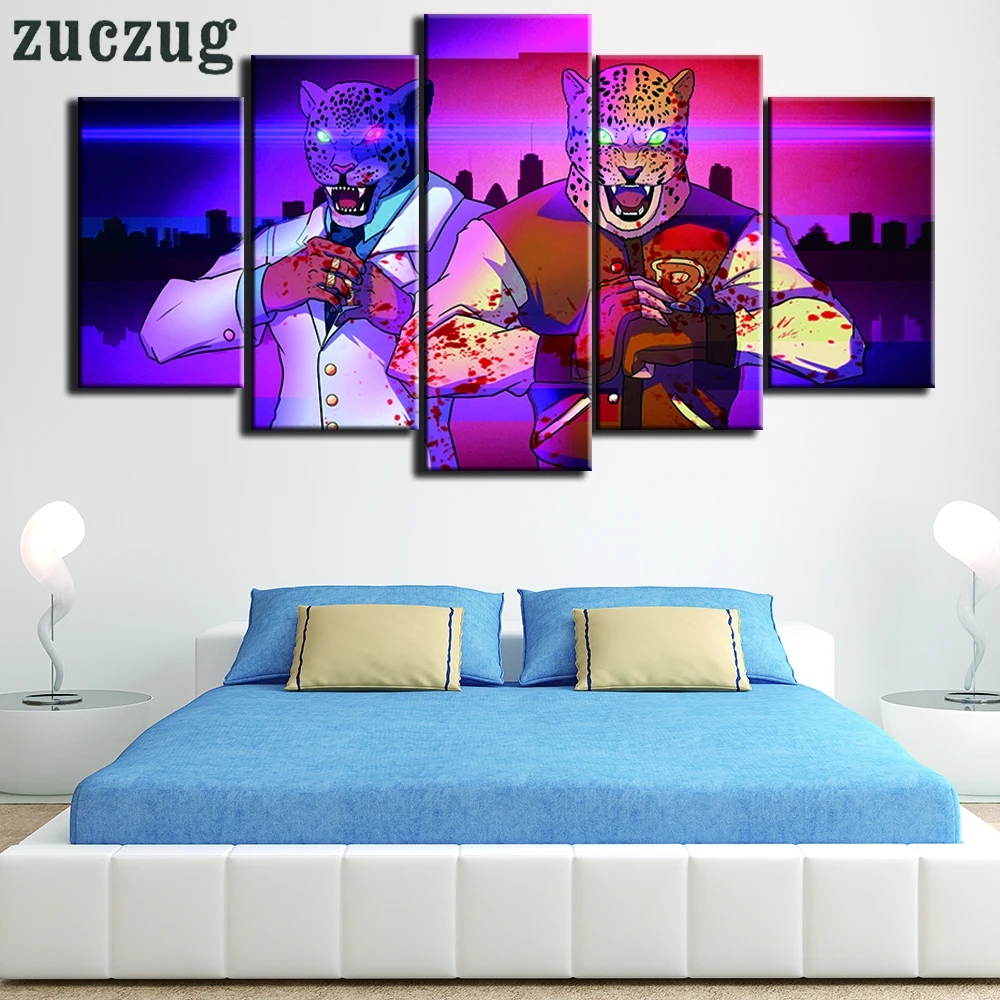 Modern Hotline Miami Wiki Art Picture Canvas Painting Print Hotline Miami Game Poster Wall Painting Home Decor For Living Room Decoration For Living Room Art Picturespainting Print Aliexpress