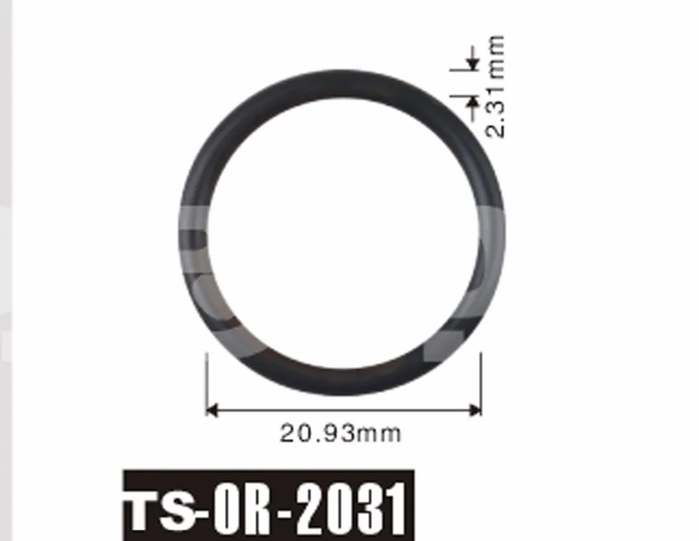 

Free shipping Tenso 20.93x2.31 mm fuel injector viton rubber O'Rings ORings O Rings O-Rings seals for car parts TS-2031