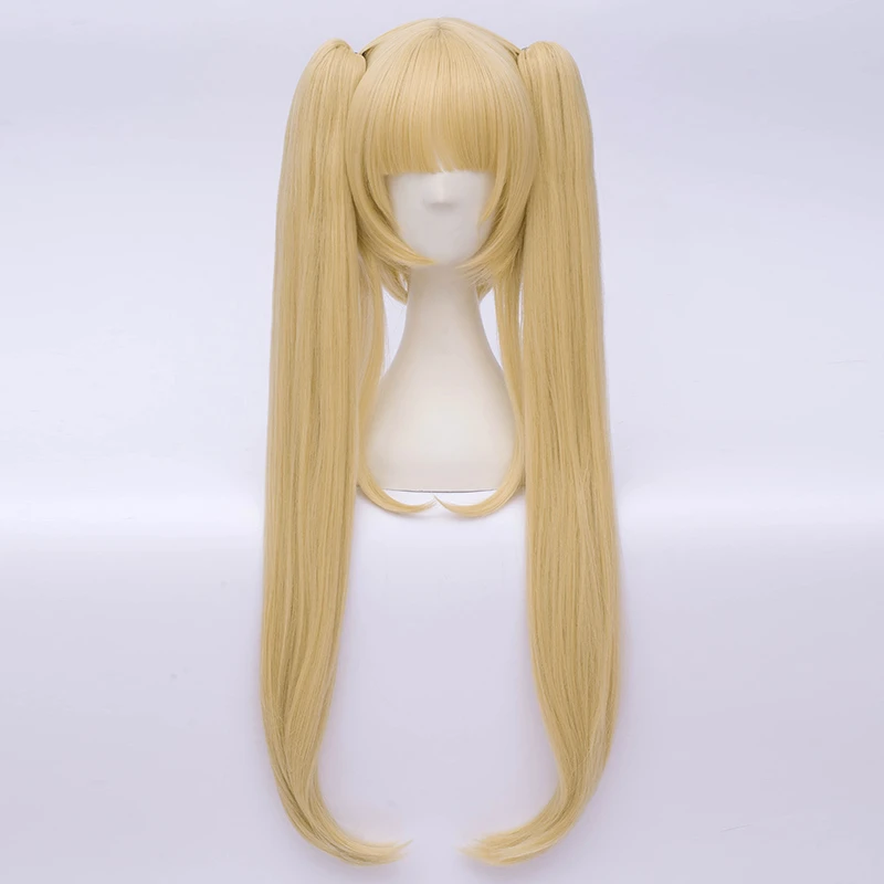 blonde wig ponytail