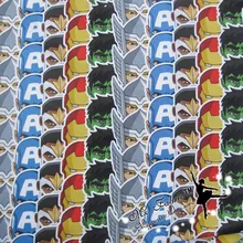 Широкий 1.4 м мультфильм половина Уход за кожей лица Мститель Ткань хлопок Ткань Лоскутное детское ткань домашнего текстиля лоскутное DIY Вышивание Костюмы