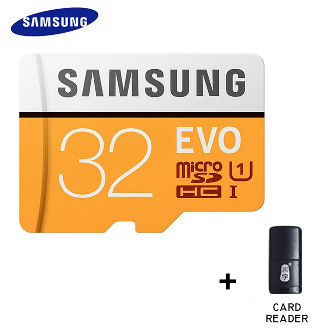 SAMSUNG карта памяти Micro SD класса 10 32 gb TF Card 64 Гб 128 Гб microsdhc U3 4K HD до 100 МБ/с. дропшиппинг карты sd слот для карт памяти - Емкость: MP32G-TFReader