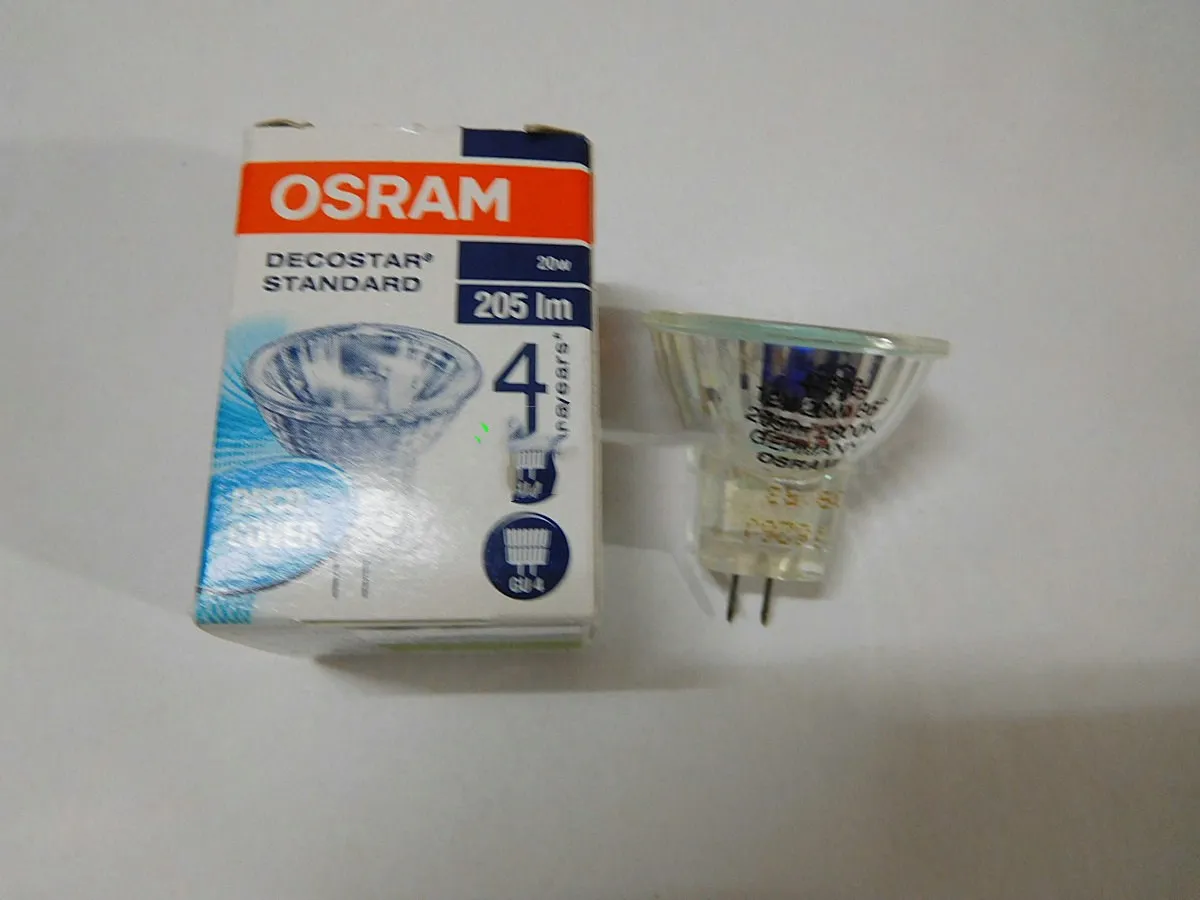 For 2PSC OSRAM Decostar 35S,44890 SP 12V 20W MR11 44890SP 12V20W GU4  Halogen Lamp,Deco Cover Dichroic Standard 35mm,UV Filter - AliExpress