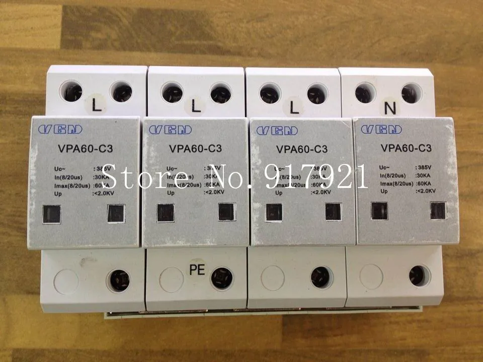 [Zob] Vgn Vpa60-C3 3 P + N 385 V Dispositivo Di Protezione Da Fulmini 60Ka Genuine New