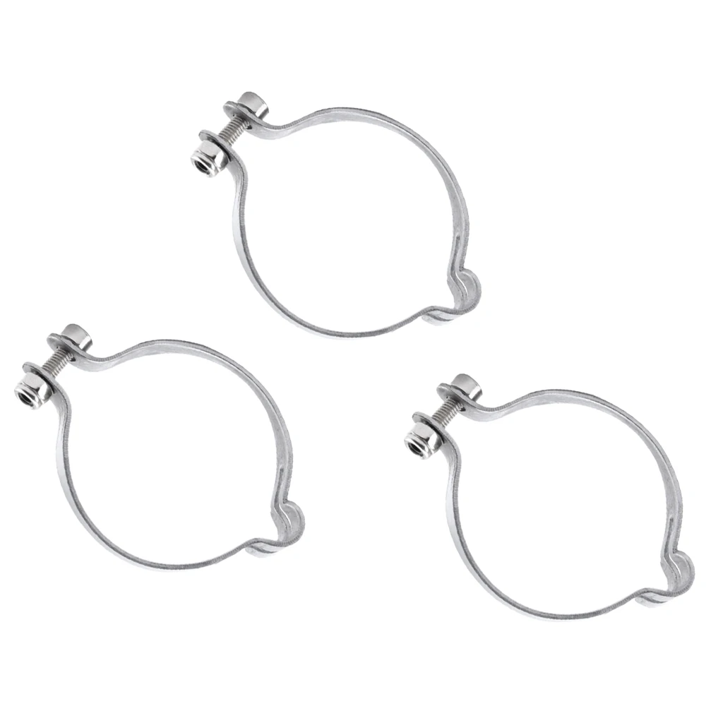 3Pcs 34.9mm Clamp-On Bike Frame Mount Brake Cable Stop Clip Guide Backstop