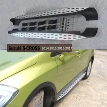 Для Suzuki S-CROSS 2014.2015.2016.2017 Автомобиля Подножки Подножка Бар Педали Высокое Качество Новый Оригинальный Дизайн Nerf Бары