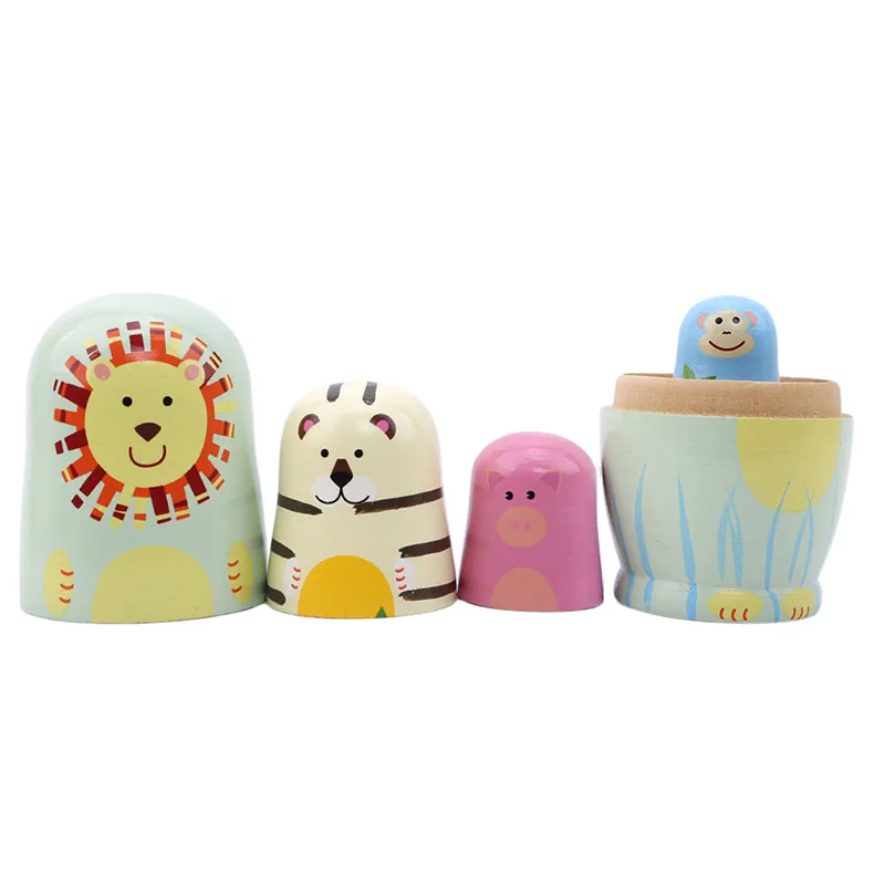 Новинка, милые русские животные, кукла редиска, Matryoshka, деревянные особенности, Рождественская игрушка, День Святого Валентина, подарок для влюбленных детей на день рождения