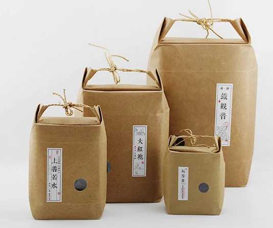 Us 118 0 Xl Size 17 27 5 10cm Kraft Paper Bags Stand Gift Food Box Cookies Walnut Dry Fruit Coffee Beam 100piece Lot In