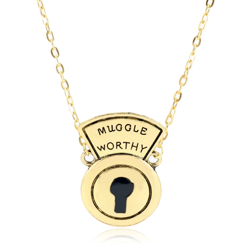 Fantastic Beasts muggle worthy Pendant Necklace Movie Jewelry Link
