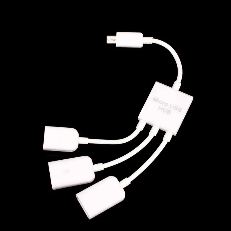 3 в 1 usb-концентратор адаптер кабель Хост OTG двойной микро для Samsung Galaxy S3 S4 Google Nexus