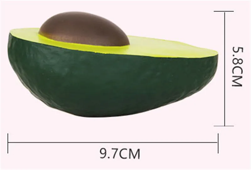 Squishies Simulated Avocado Slow Rising Cream Scented Squeeze Stress Relief Toys squishy Cartoon squish toys squeeze Novelty 2