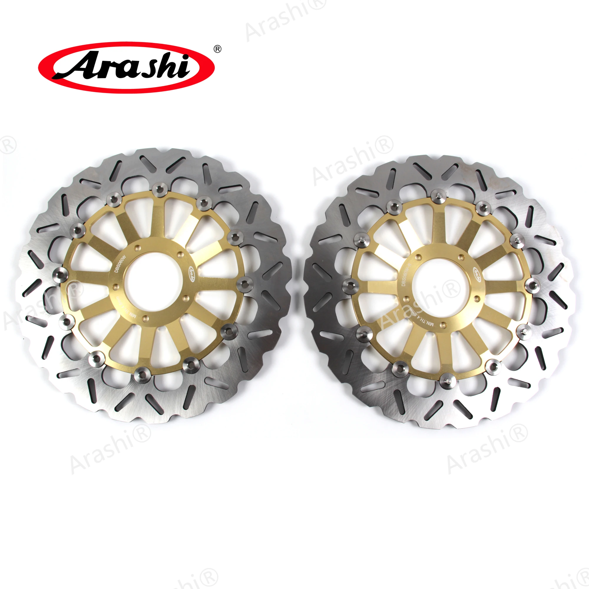 

ARASHI For DUCATI 1098 1098S 1000 2007-2008 CNC Front Brake Rotors Brake Disc 07 08 1198 STREETFIGHTER PANIGALE S1200 TRICOLORE