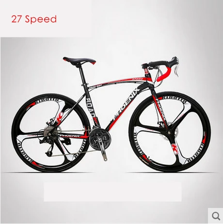 Новый бренд 700CC 18/21/27 скорость углеродистая сталь 52 см рама гнутая Ручка Дорожный