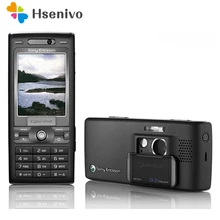 Sony ericsson k800 remodelado-original desbloqueado k800i 3g gsm tri-band 3.15mp câmera bluetooth fm rádio java celular
