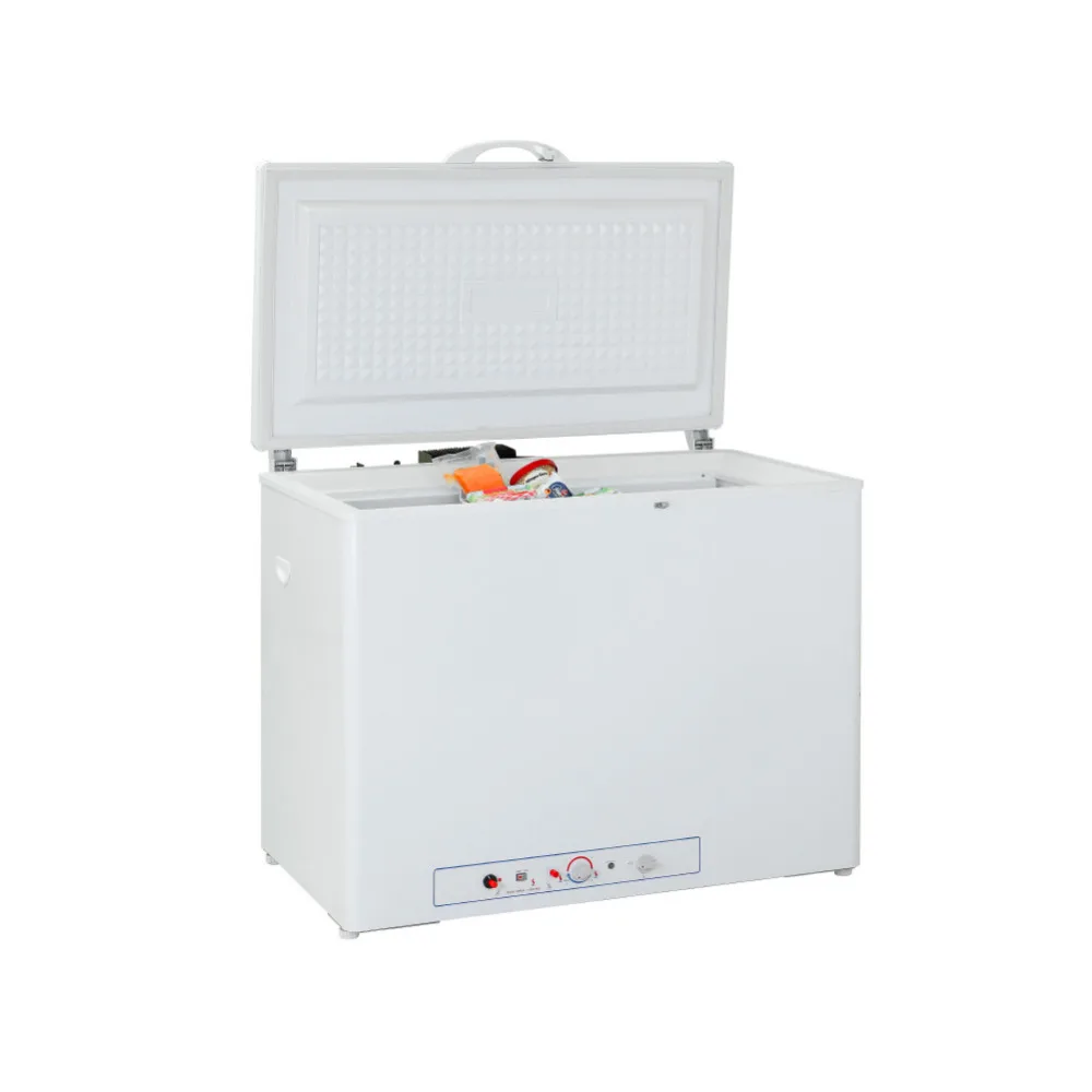 

New Smad 191L LPG Gas 110V/220V Chest Freezer Electric Low Noise Deep Freezer Ice Cream Restaurant High Quality Freezers White