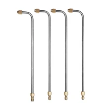 4 шт., 3600 фунтов/кв. дюйм, 90 градусов, угловая насадка, удлиняющая, для мытья воды, распылительная палочка, 1/4 дюймов, штепсельная вилка, быстрое подключение, для мытья автомобиля, 14 I