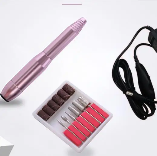 

20000RPM Portable Handpiece File Grinder Manicure Pedicure Tools With Nail Polish Clippers Kit for Acrylic Gel Nails