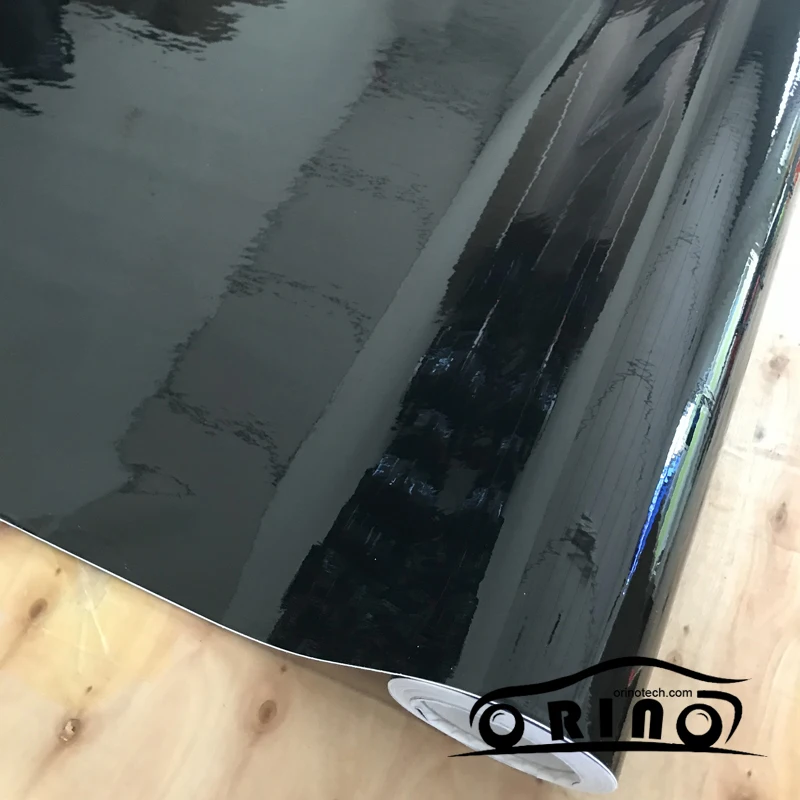 

9 Colors 5/10/15/20/30X1.52M Glossy Black Vinyl Wrap Car Wraps With Air Bubble Free Shiny Red Vinyl Gloss White Wrapping Film