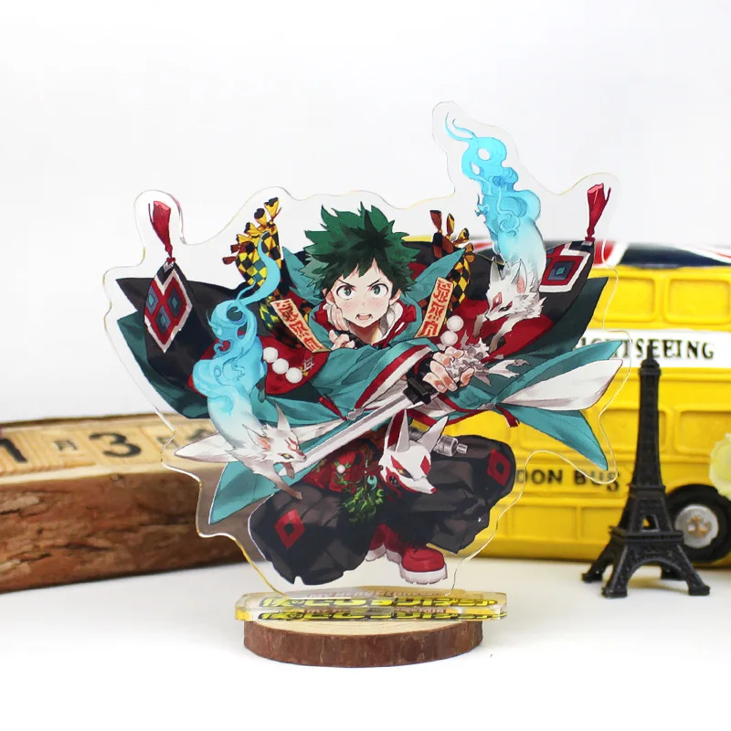 Anime My Hero Academia Display Stand Figure Model Plate Japanese Cartoon Buku No Hero Academia Figure Acrylic Stand Holder