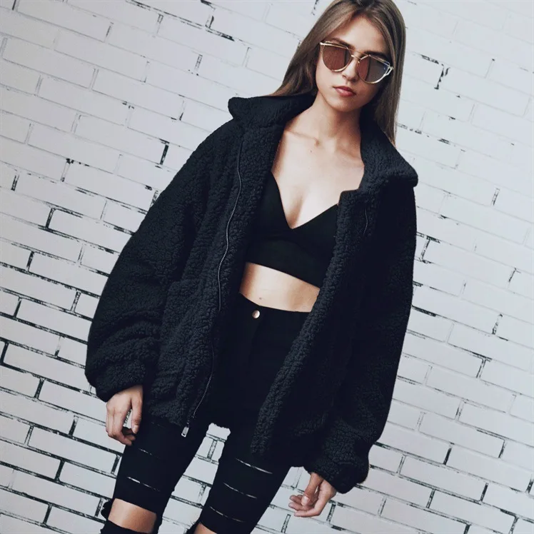 3XL Plus Size Faux Fur Coat Woman Winter Thick Warm Teddy Bear Bomber Jacket Fur Long Sleeve Plush Overcoat Oversize Jackets 3XL Plus Size Faux Fur Coat Woman Winter Thick Warm Teddy Bear Bomber Jacket Fur Long Sleeve Plush Overcoat Oversize Jackets