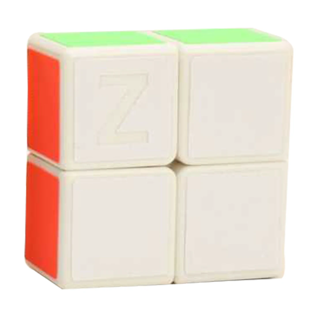 Zcube 122 волшебный куб 1x2x2 скоростной куб головоломка игрушка-черный/белый - Цвет: Белый