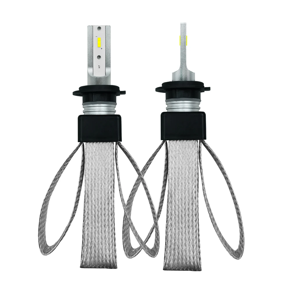 

LOAUT Car H7 LED Headlight T8 Efficient Heat Dissipation Upgrade Stable no error High Power Super Bright Head Light Fog Lamps