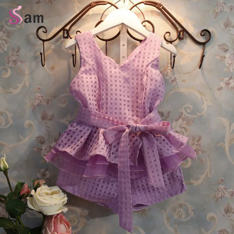 free shipping retail new 2017 girls clothes summer fashion font b children s b font vests