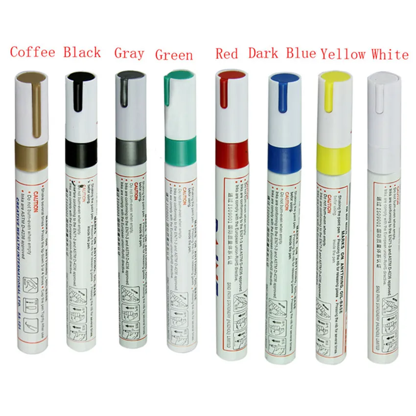 Dependable Fahsion New Permanent Waterproof Car Tyre Tire Metal Paint Marking Pen Marker Motor Bike Ma30